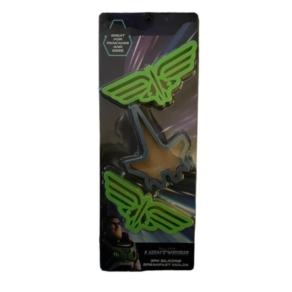 Disney PIXAR LIGHTYEAR 3 Pack Silicone Breakfast Molds